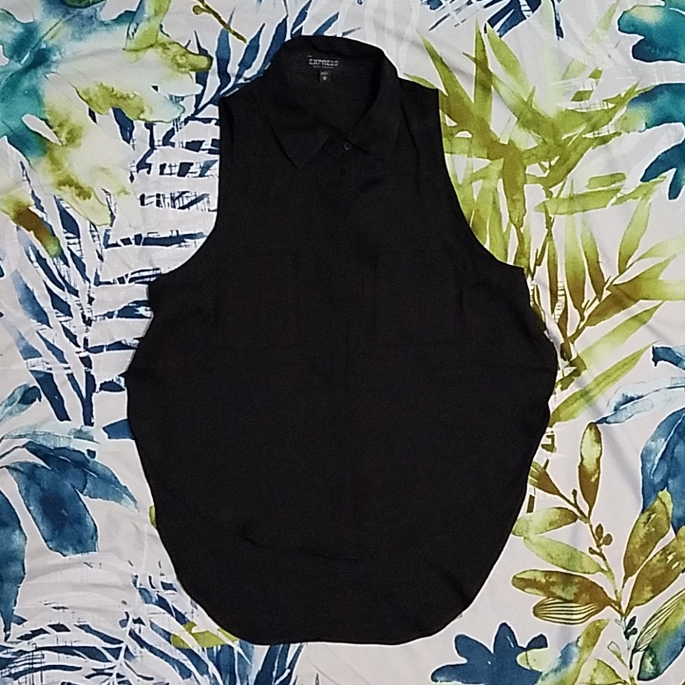 Express Sheer Button Up